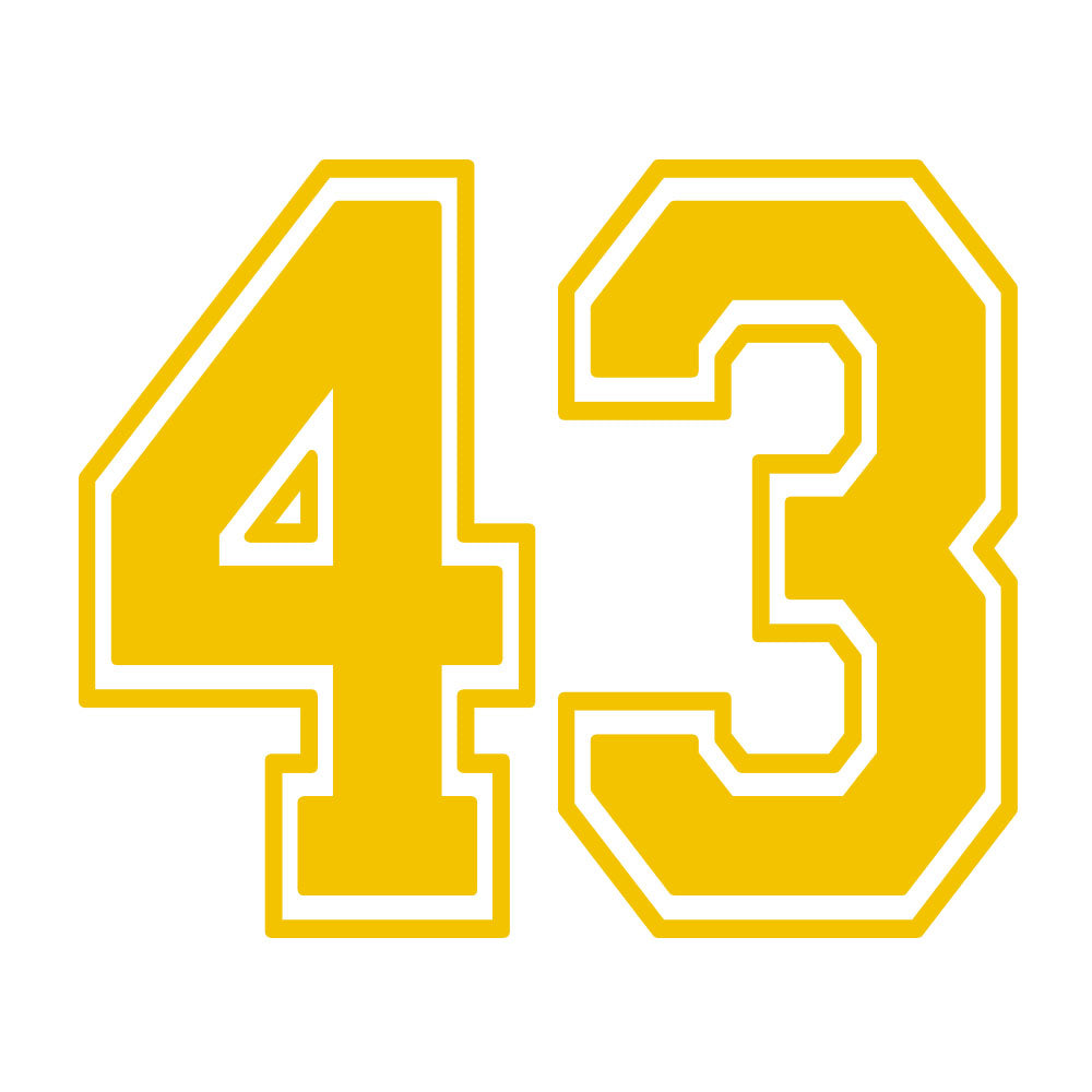 CUSTOM NUMBER MIRA MESA - YELLOW