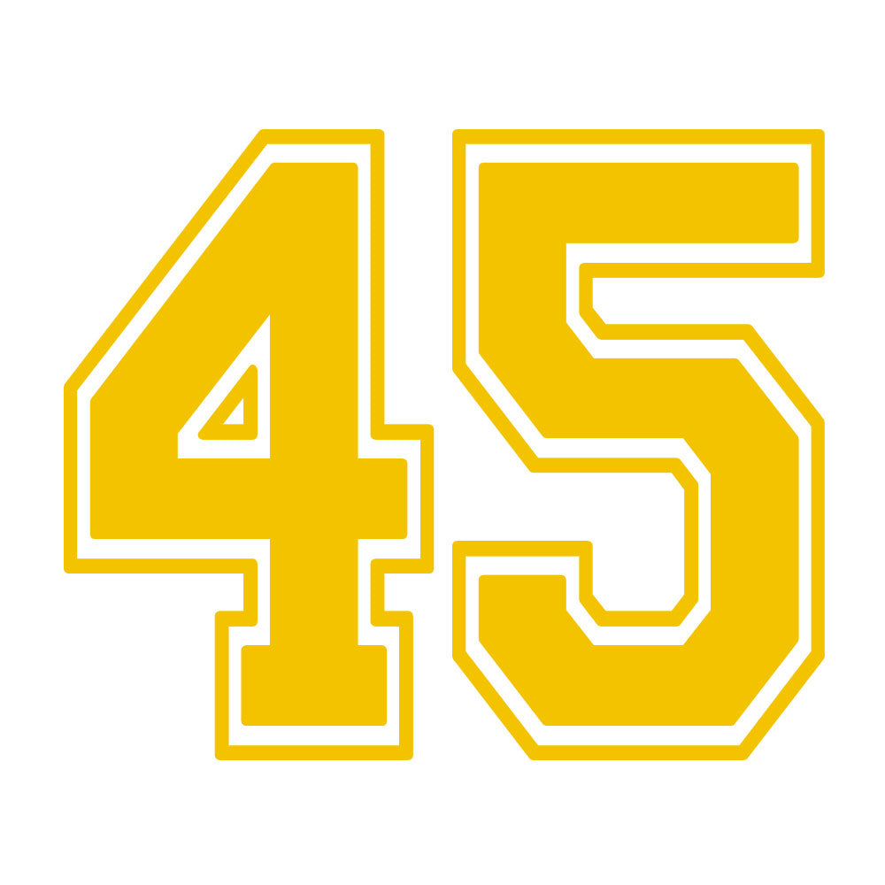 CUSTOM NUMBER MIRA MESA - YELLOW