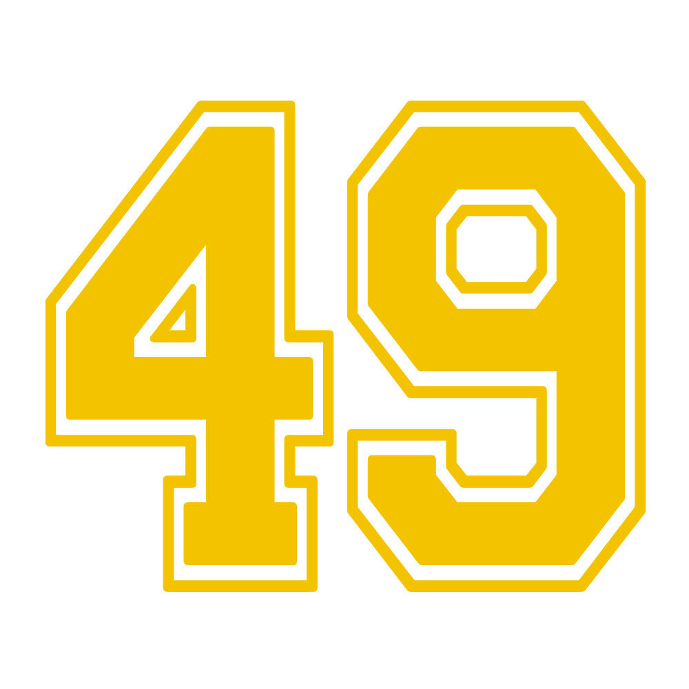 CUSTOM NUMBER MIRA MESA - YELLOW