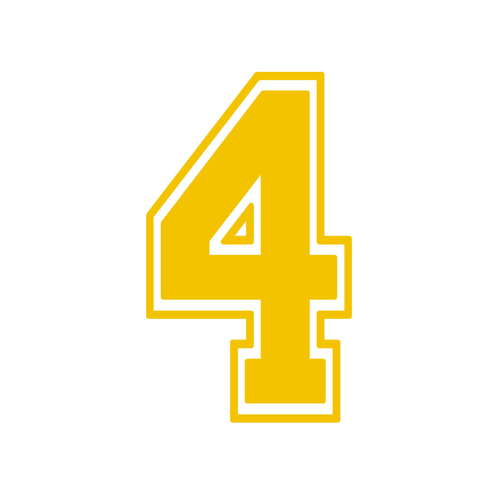 CUSTOM NUMBER MIRA MESA - YELLOW