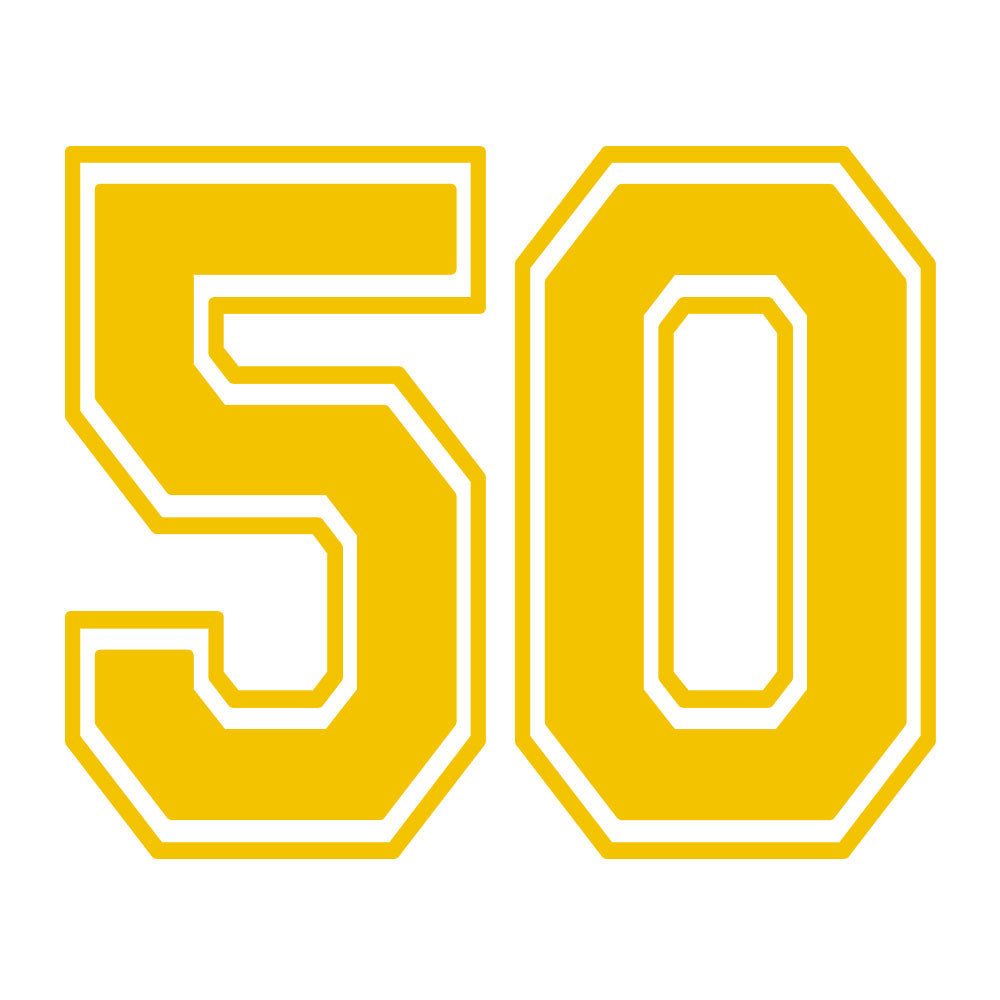 CUSTOM NUMBER MIRA MESA - YELLOW