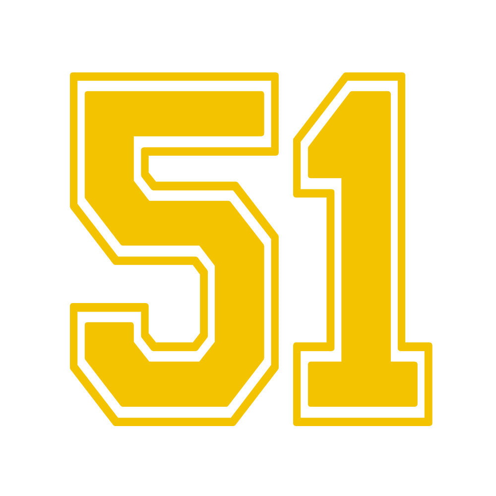 CUSTOM NUMBER MIRA MESA - YELLOW