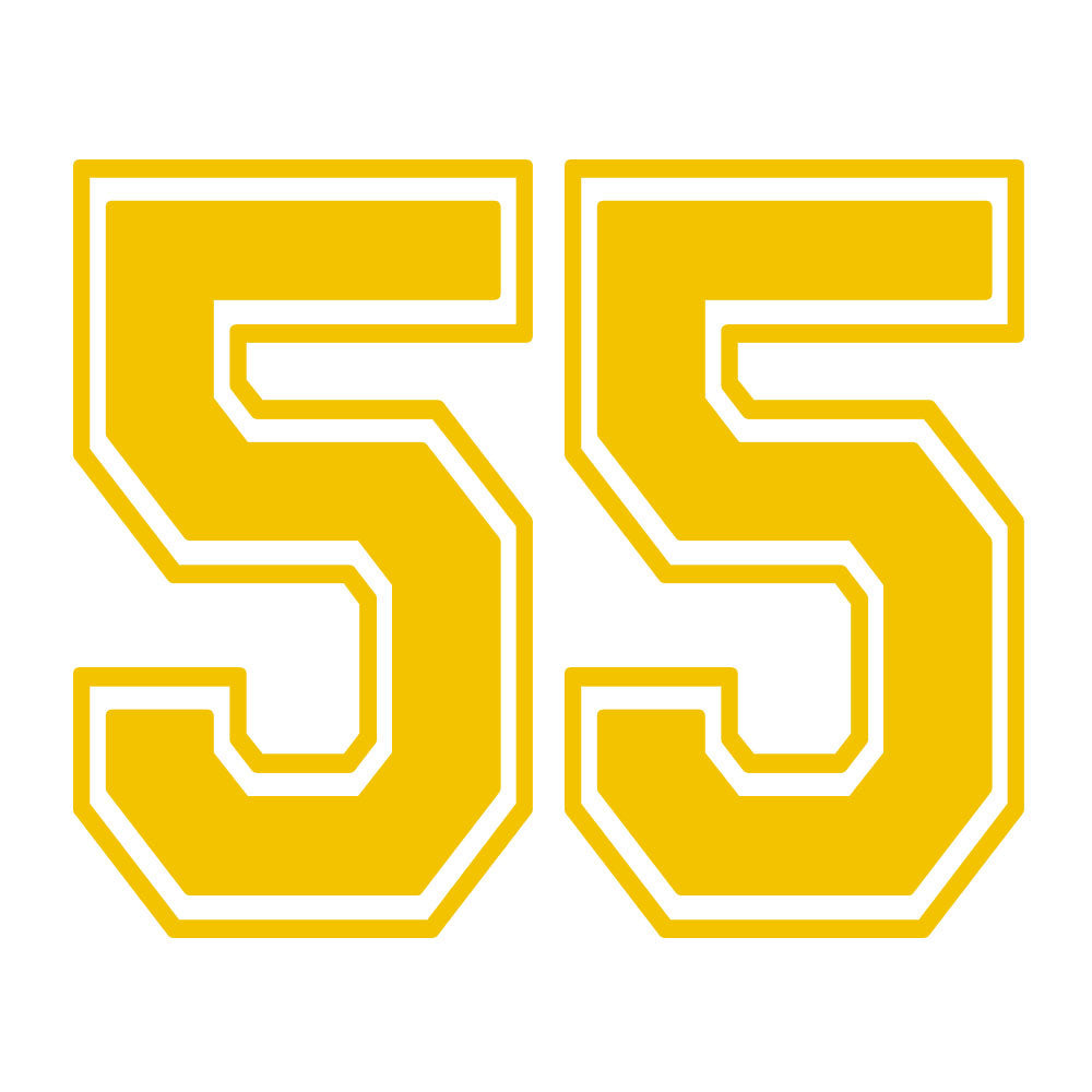 CUSTOM NUMBER MIRA MESA - YELLOW