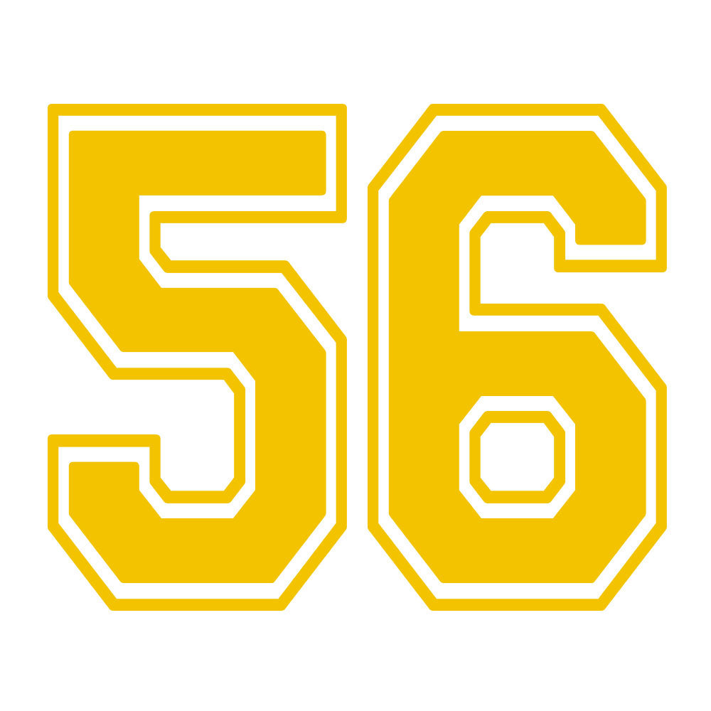 CUSTOM NUMBER MIRA MESA - YELLOW