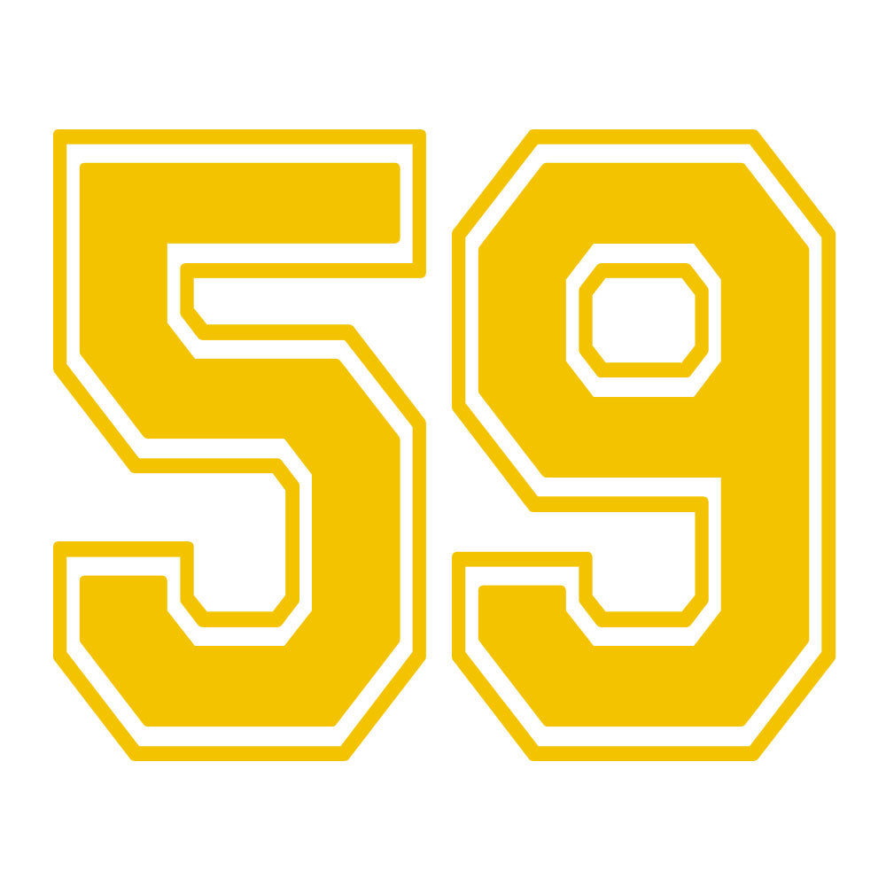 CUSTOM NUMBER MIRA MESA - YELLOW