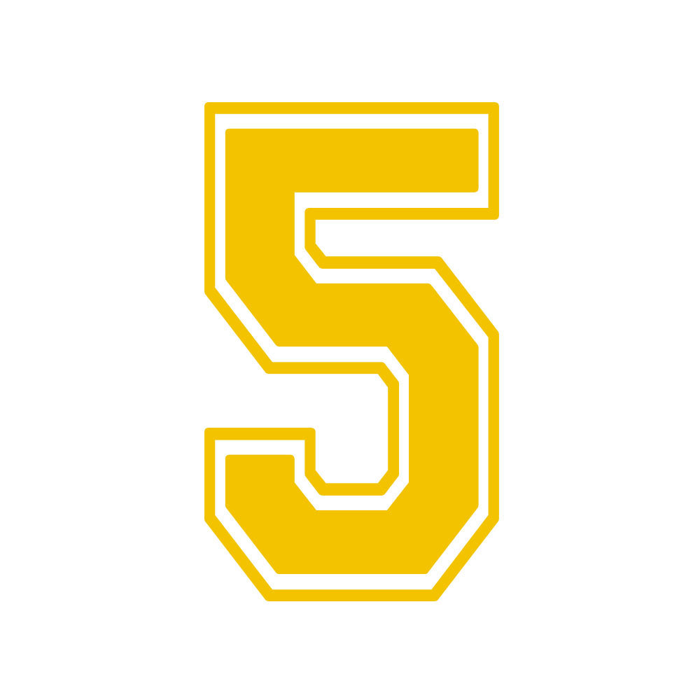 CUSTOM NUMBER MIRA MESA - YELLOW