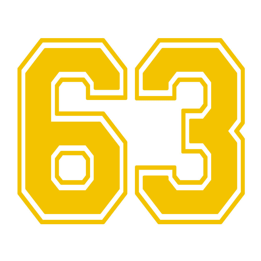CUSTOM NUMBER MIRA MESA - YELLOW