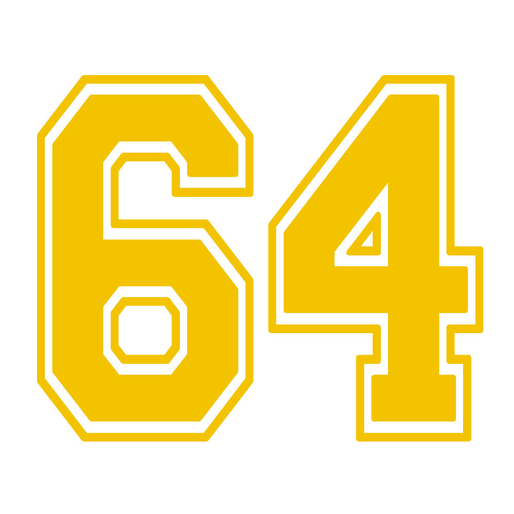 CUSTOM NUMBER MIRA MESA - YELLOW