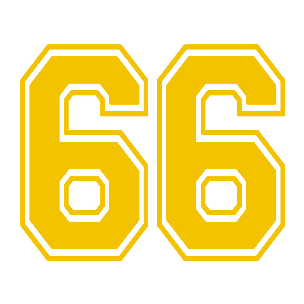 CUSTOM NUMBER MIRA MESA - YELLOW