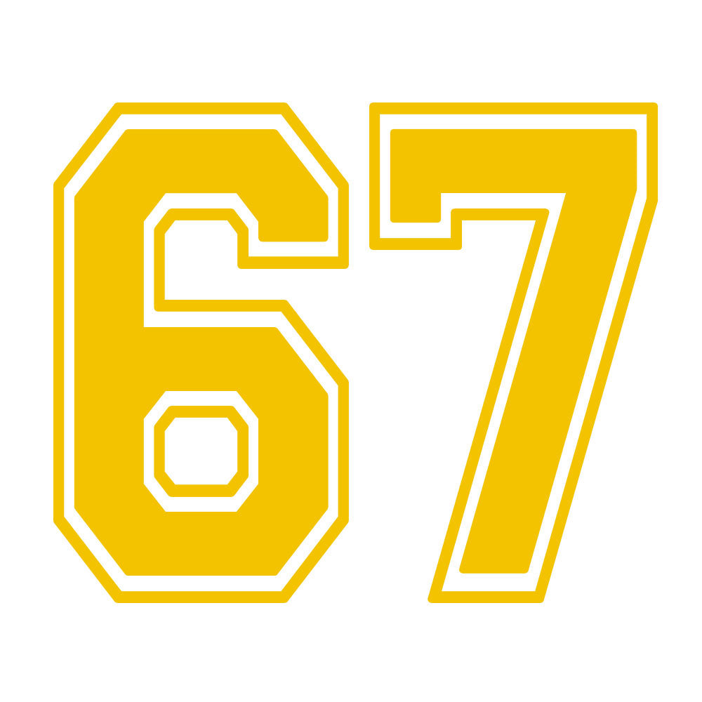 CUSTOM NUMBER MIRA MESA - YELLOW