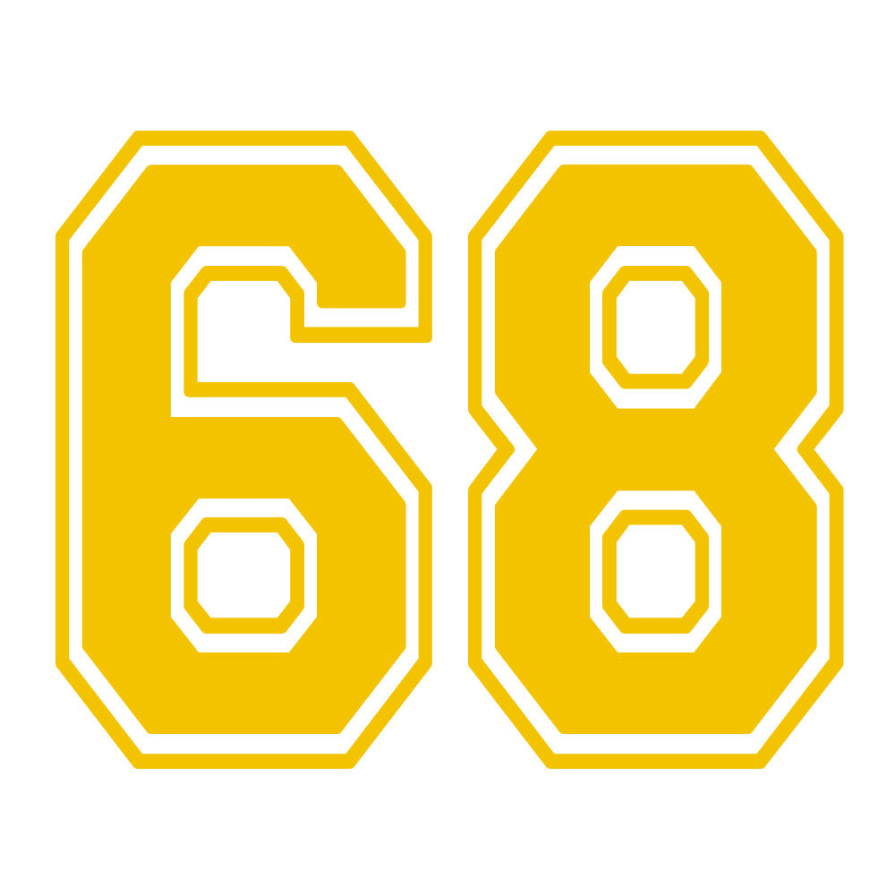 CUSTOM NUMBER MIRA MESA - YELLOW