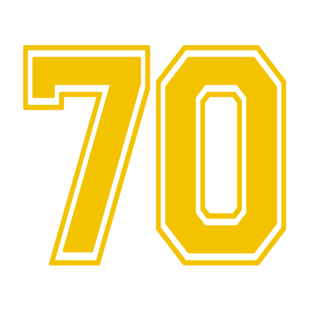 CUSTOM NUMBER MIRA MESA - YELLOW