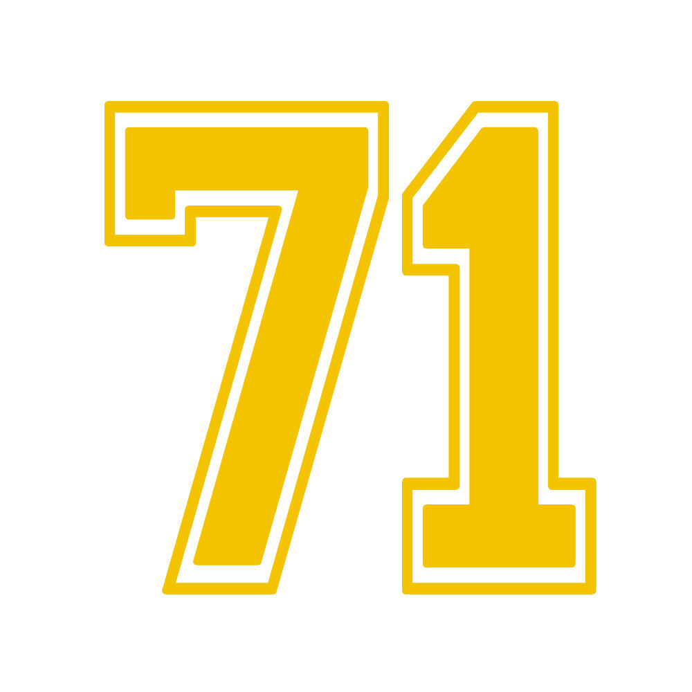 CUSTOM NUMBER MIRA MESA - YELLOW