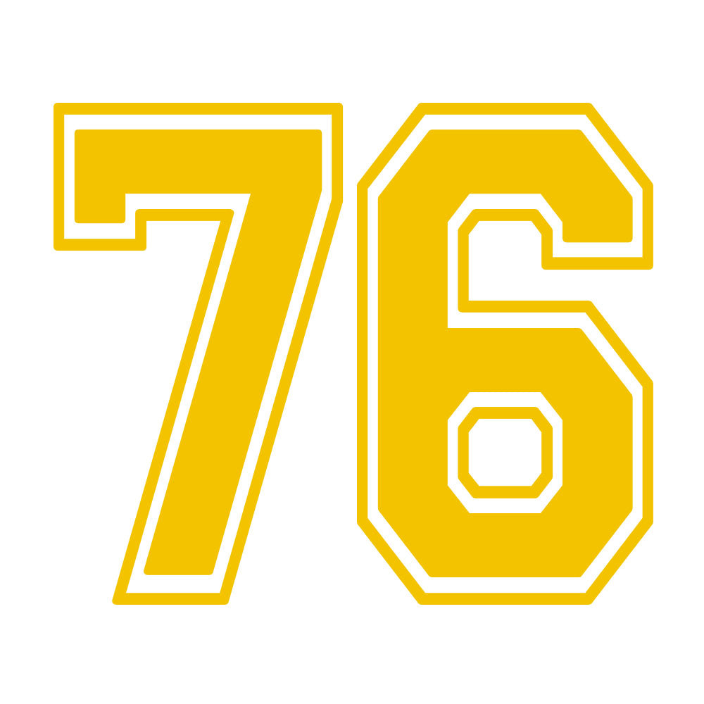 CUSTOM NUMBER MIRA MESA - YELLOW