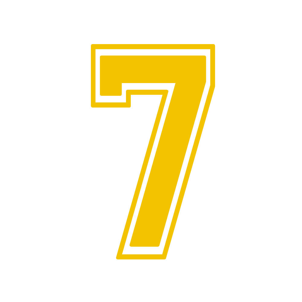 CUSTOM NUMBER MIRA MESA - YELLOW