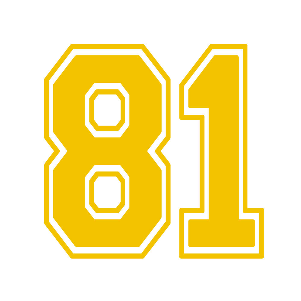 CUSTOM NUMBER MIRA MESA - YELLOW