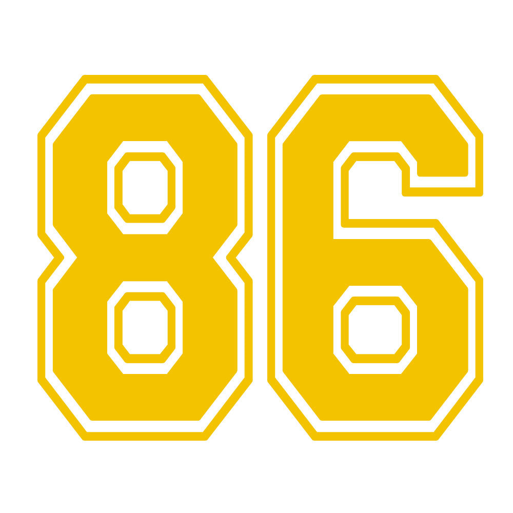 CUSTOM NUMBER MIRA MESA - YELLOW