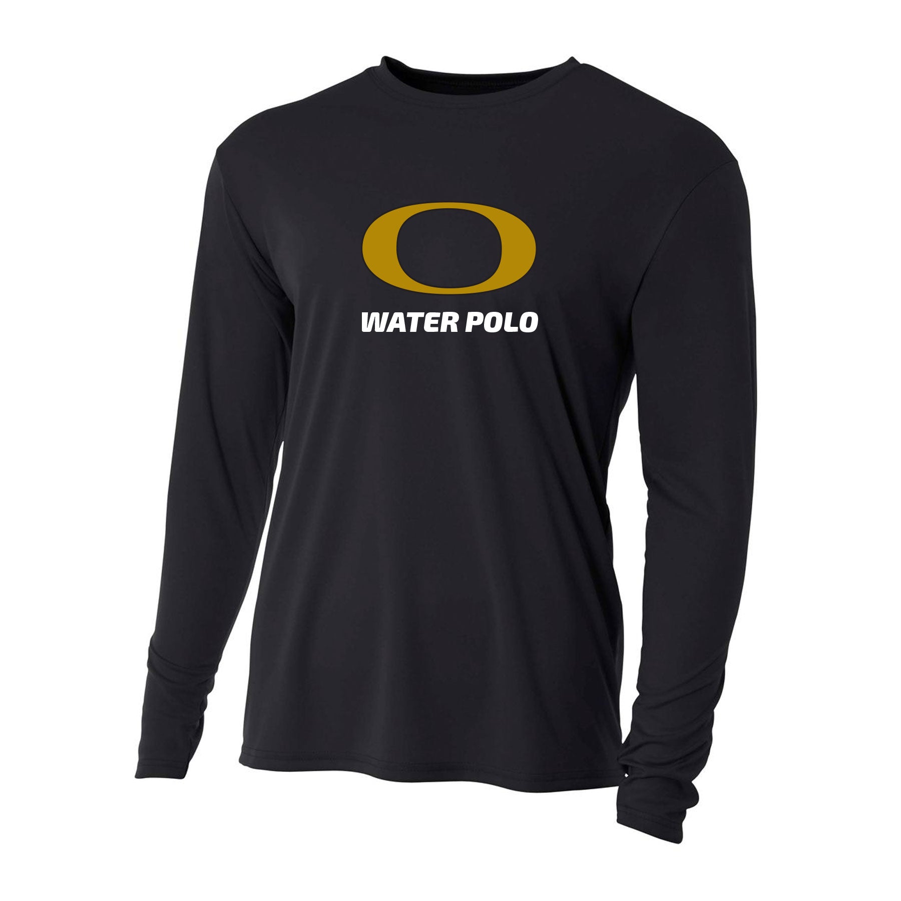 OLYMPIAN AQUATICS WATER POLO LOGO LONG SLEEVE PERFORMANCE TEE
