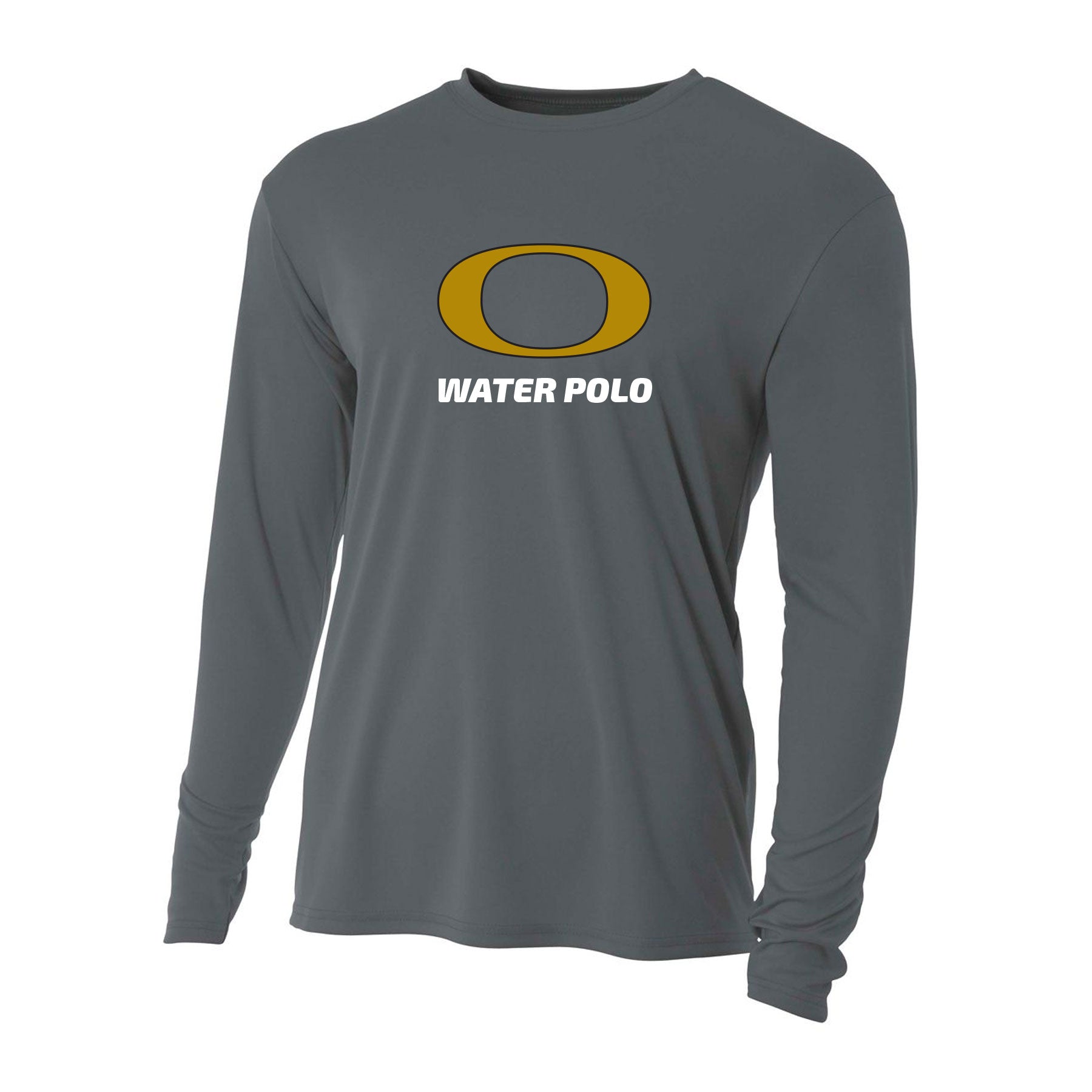 OLYMPIAN AQUATICS WATER POLO LOGO LONG SLEEVE PERFORMANCE TEE