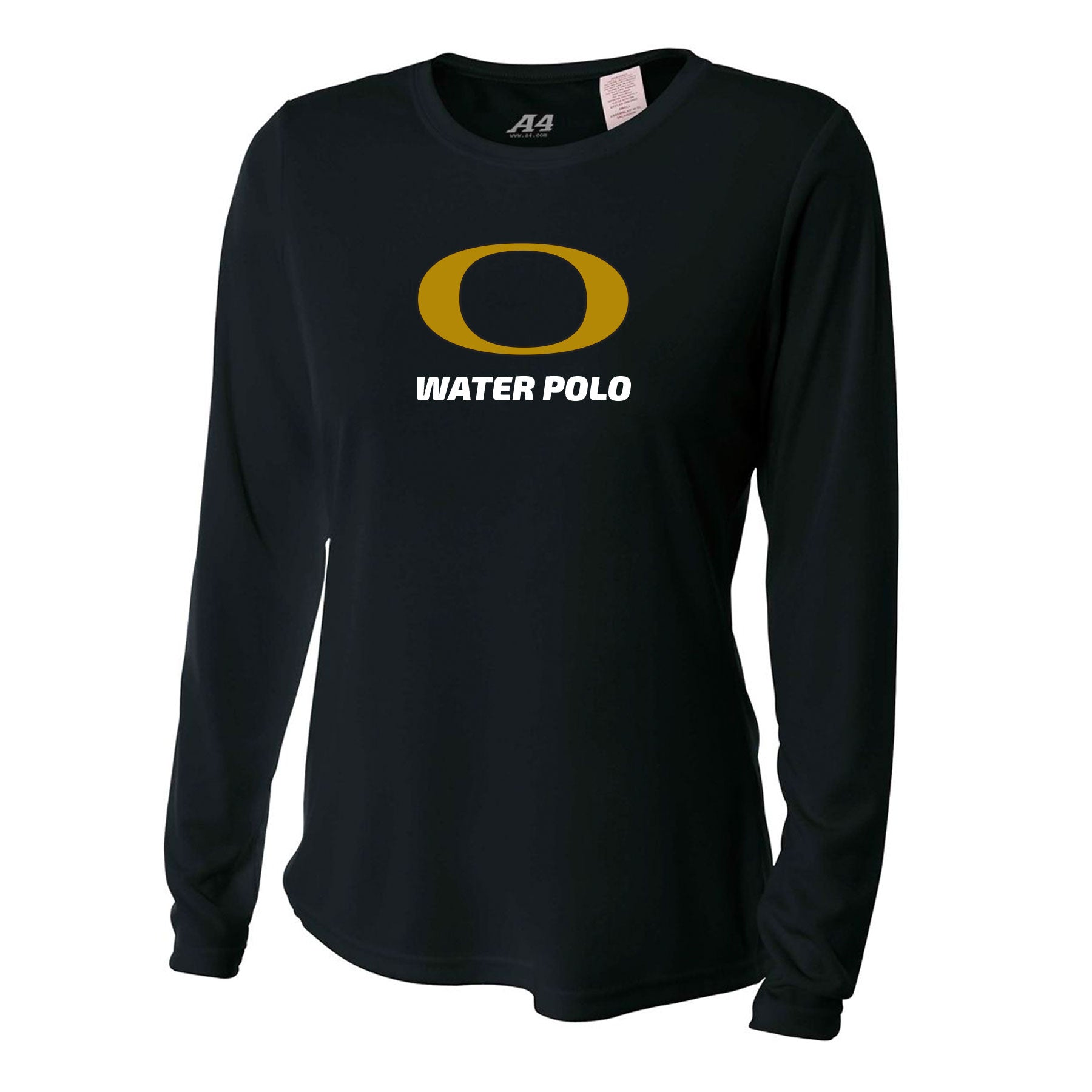 OLYMPIAN AQUATICS WATER POLO LOGO PERFORMANCE LONG SLEEVE TEE