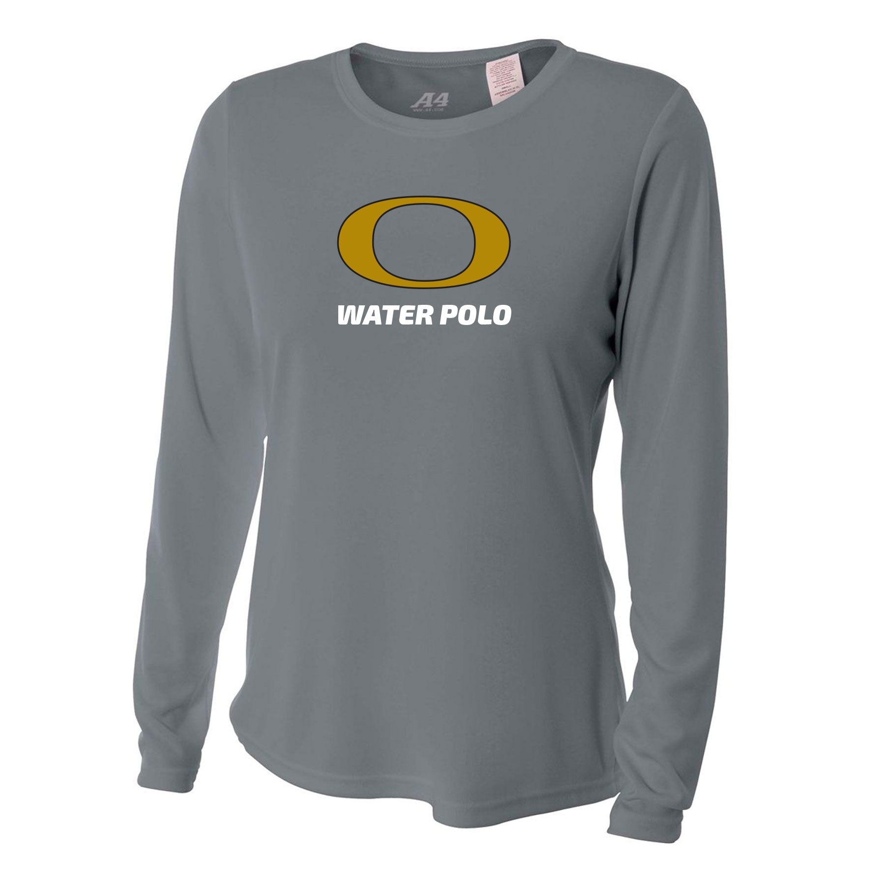 OLYMPIAN AQUATICS WATER POLO LOGO PERFORMANCE LONG SLEEVE TEE