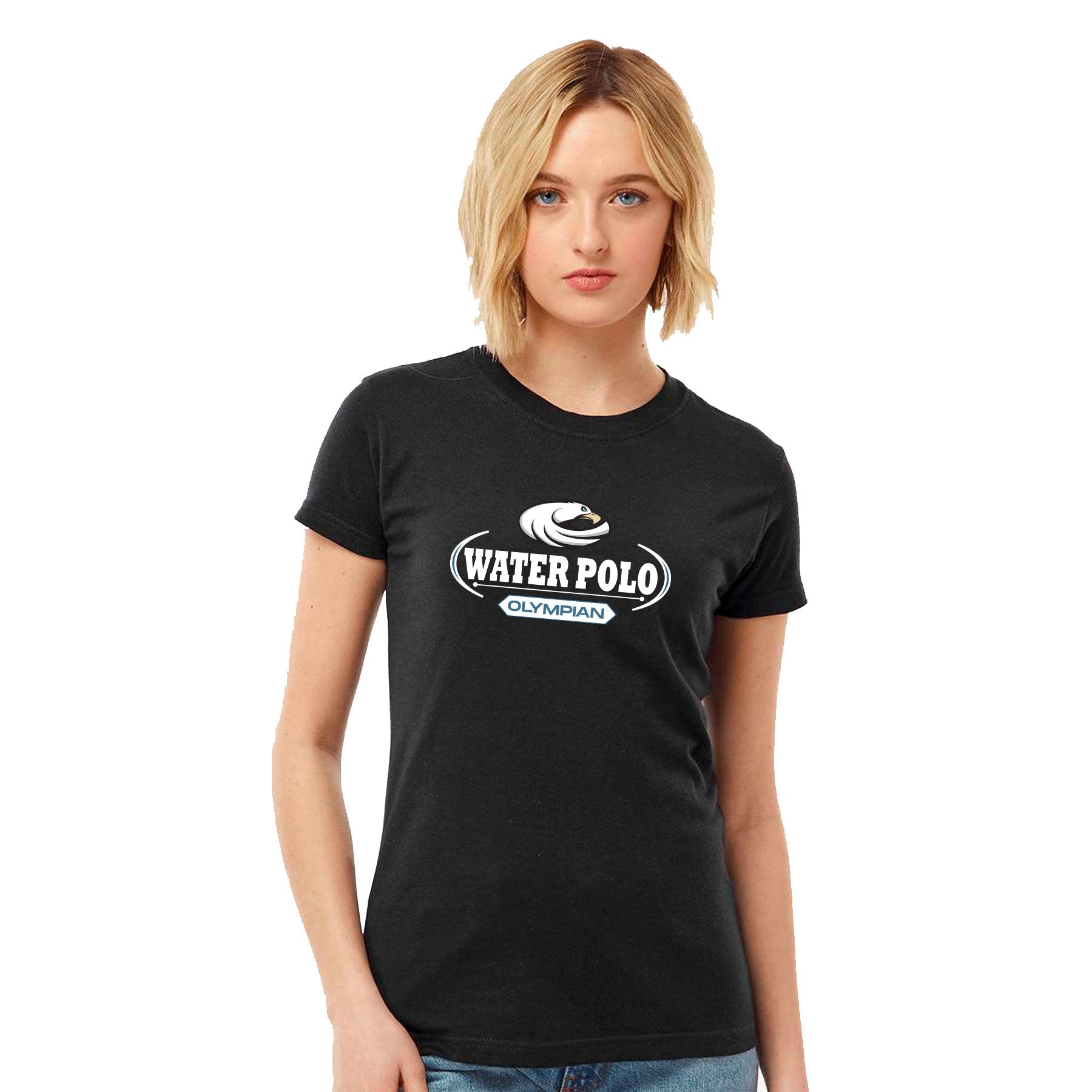 OLYMPIAN AQUATICS WATER POLO FOCUS SLIM FIT JERSEY TEE