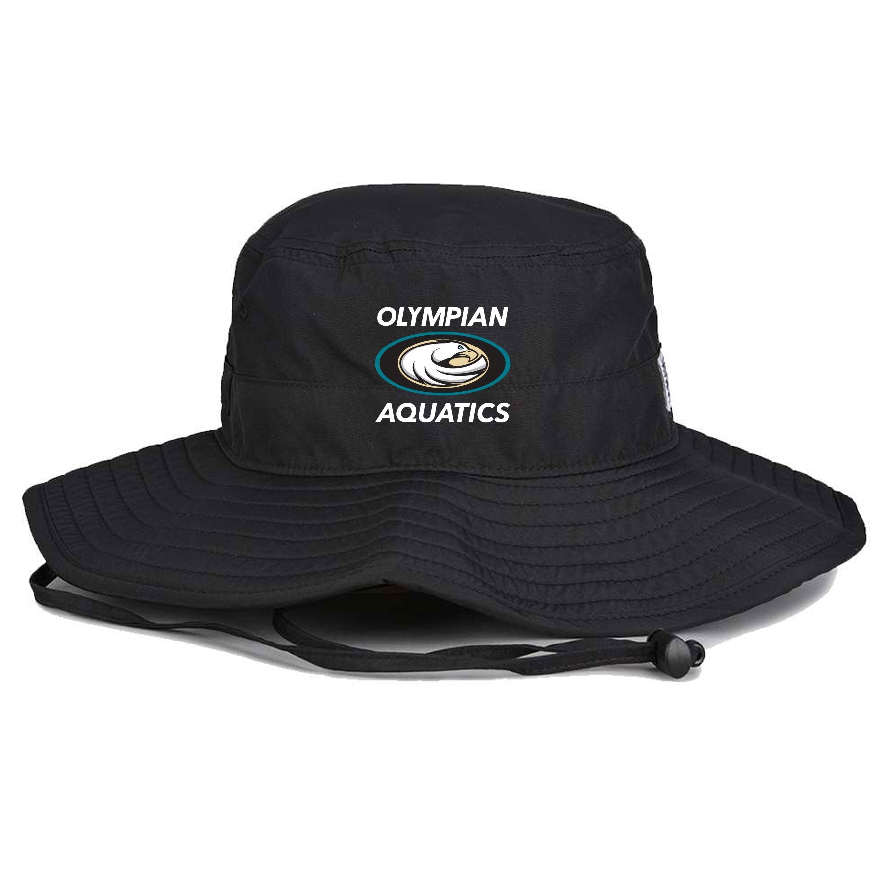 OLYMPIAN AQUATICS STACKED EMBROIDERED BOONEY HAT
