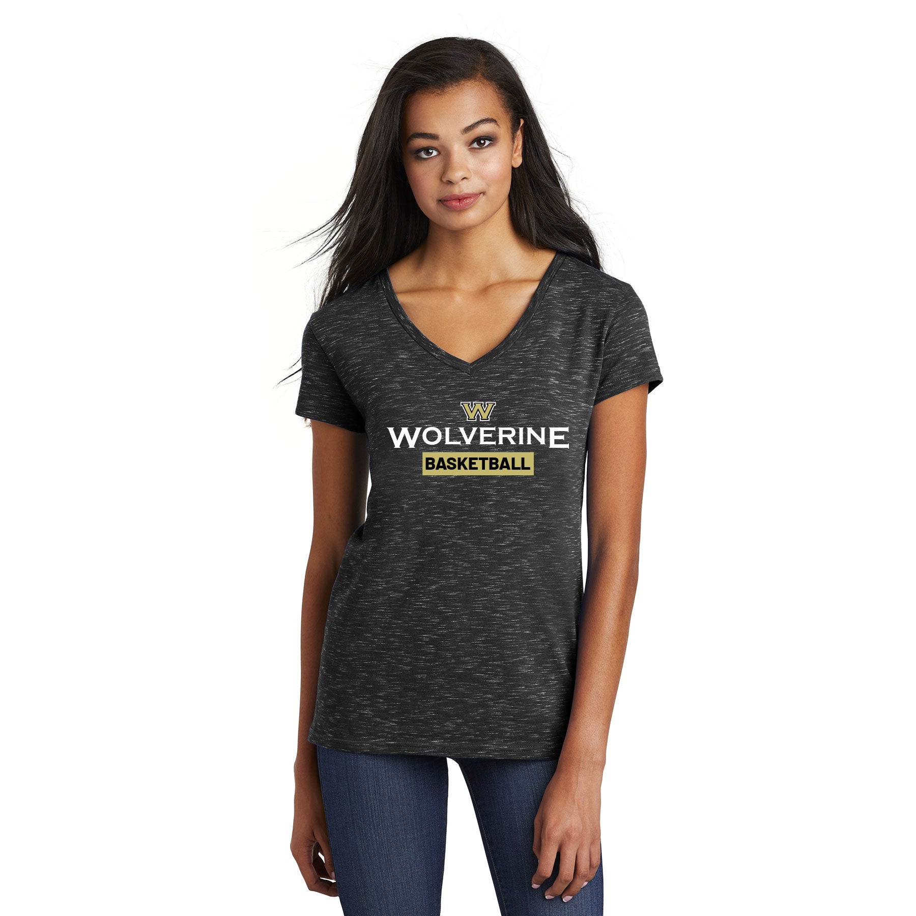 Wolverine Basketball Classic WomenÕs Medal V-Neck Tee