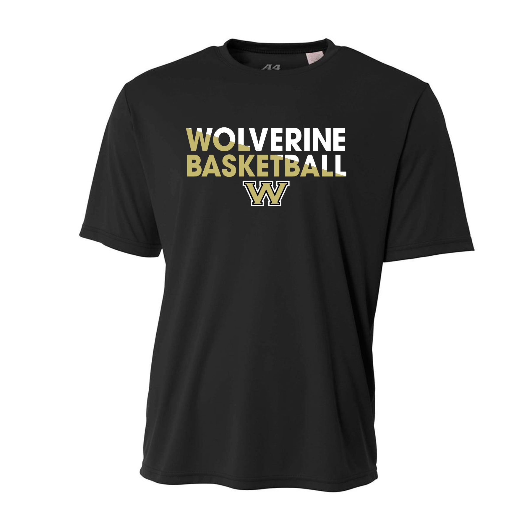 Wolverine Basketball Slice Performance Tee