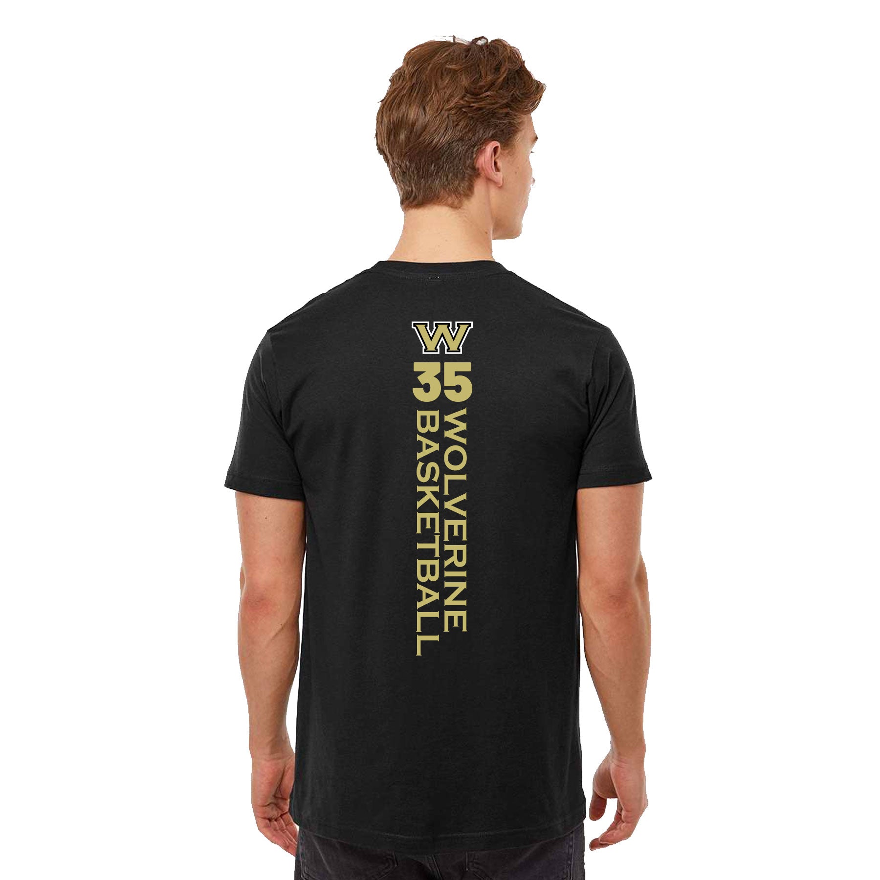 WOLVERINE BASKETBALL PLAYER T-SHIRT