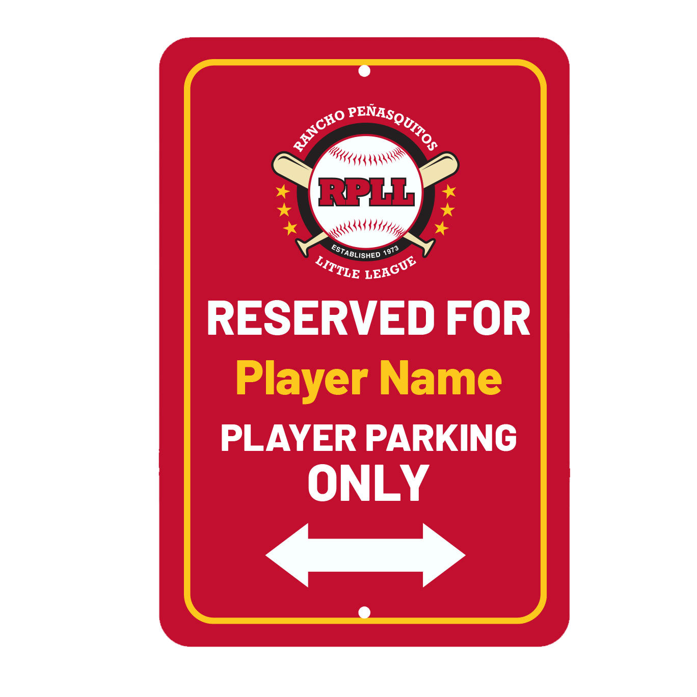 RPLL ALUMINUM SIGN