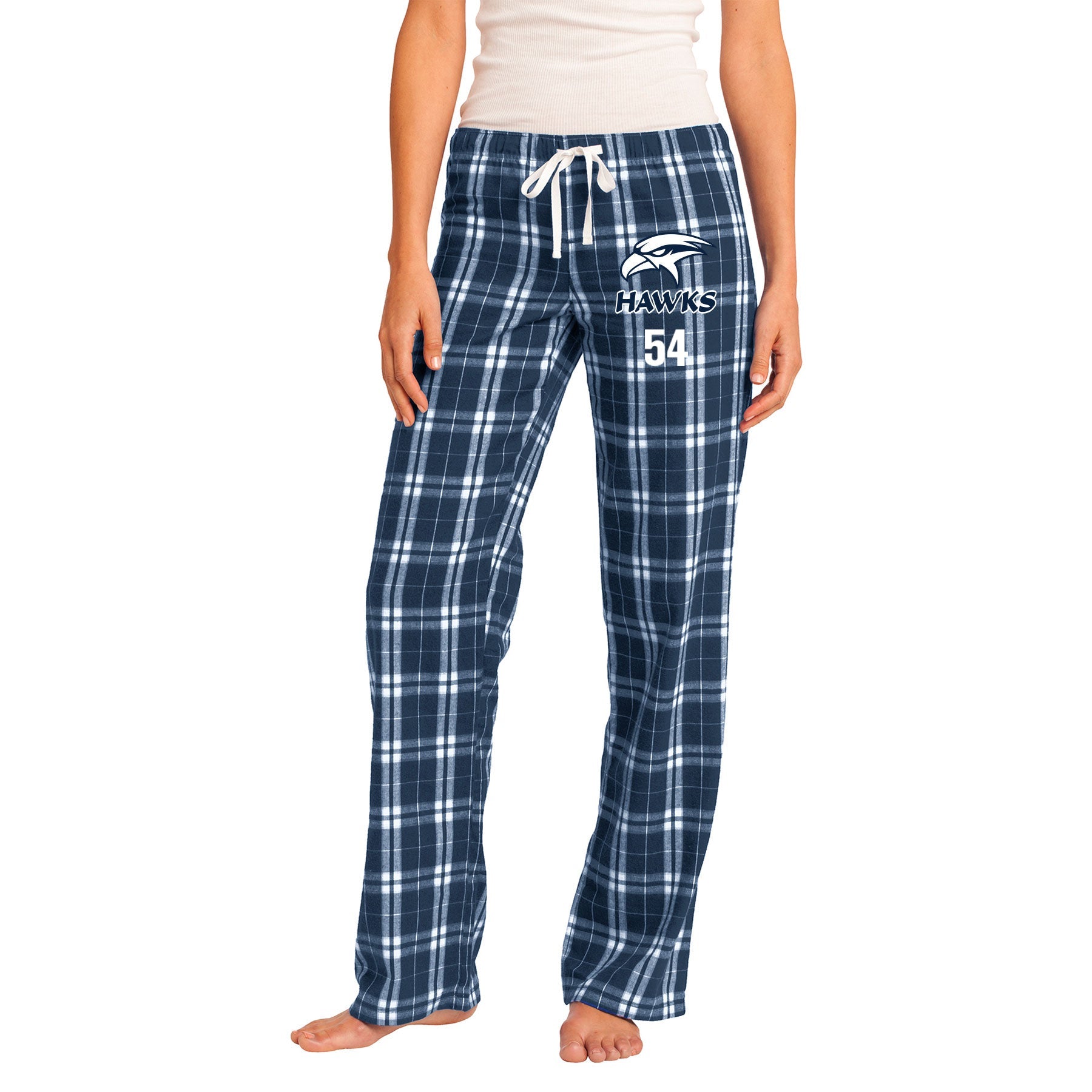 SAN DIEGO HAWKS LOGO FLANNEL PLAID PANT