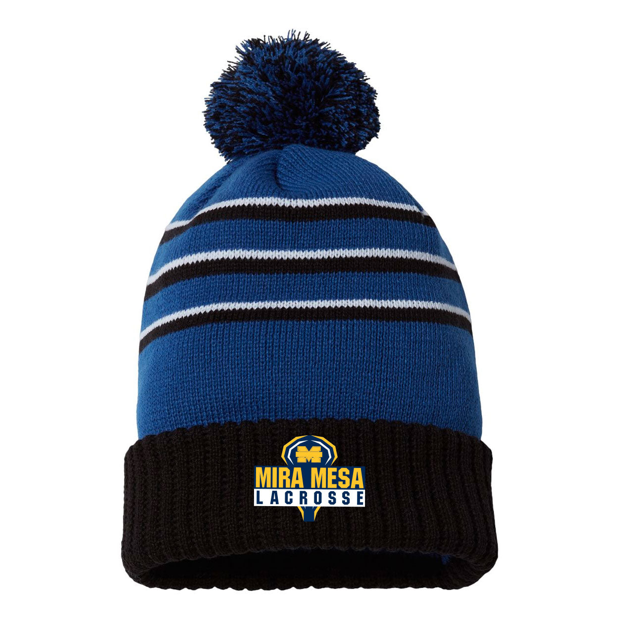 MIRA MESA LACROSSE UNISEX POM BEANIE