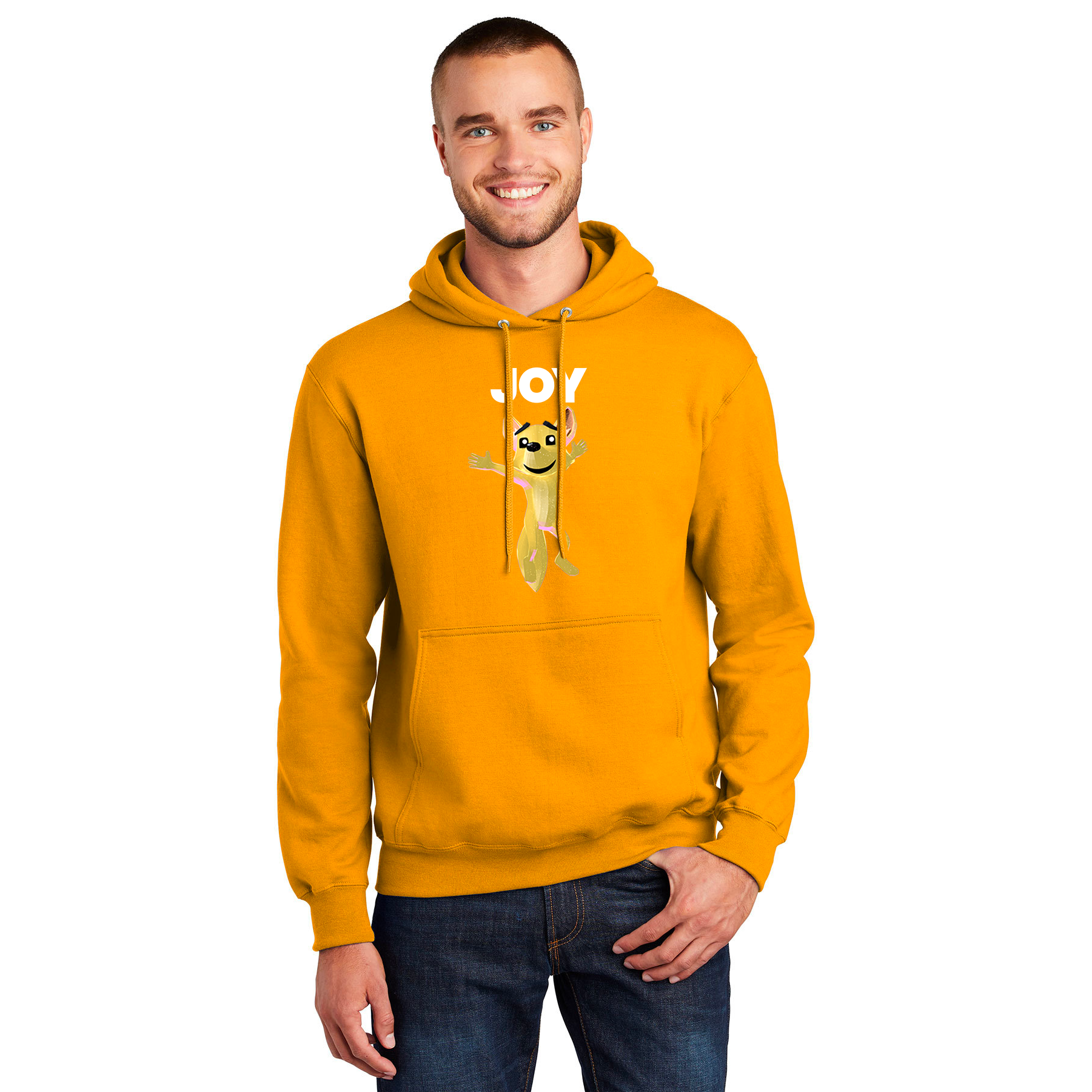 STRIDER JOY CORE FLEECE PULLOVER HOODED SWEATSHIRT