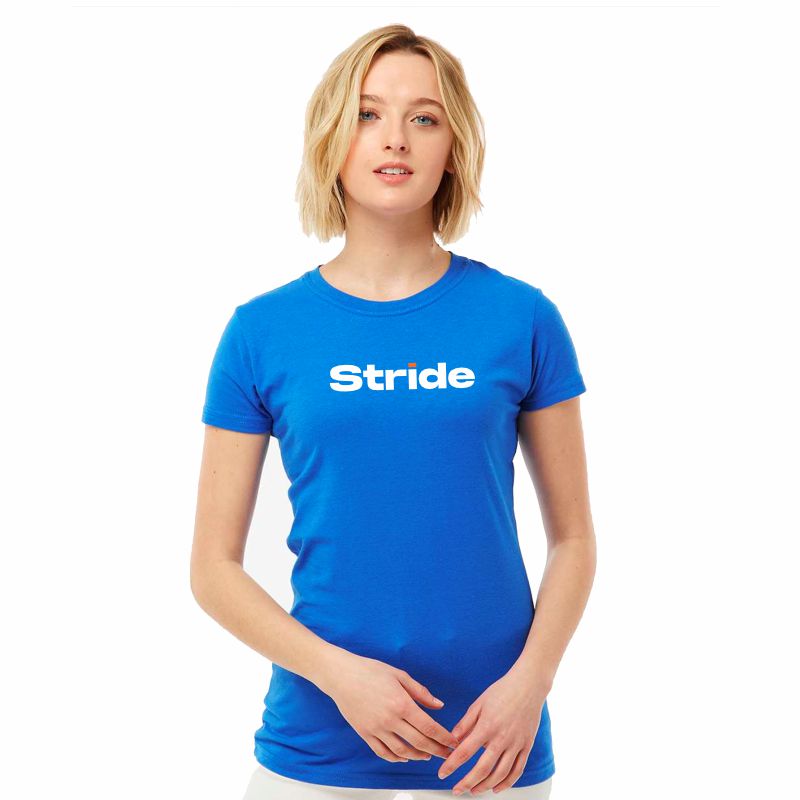STRIDE LOGO SLIM FIT JERSEY TEE