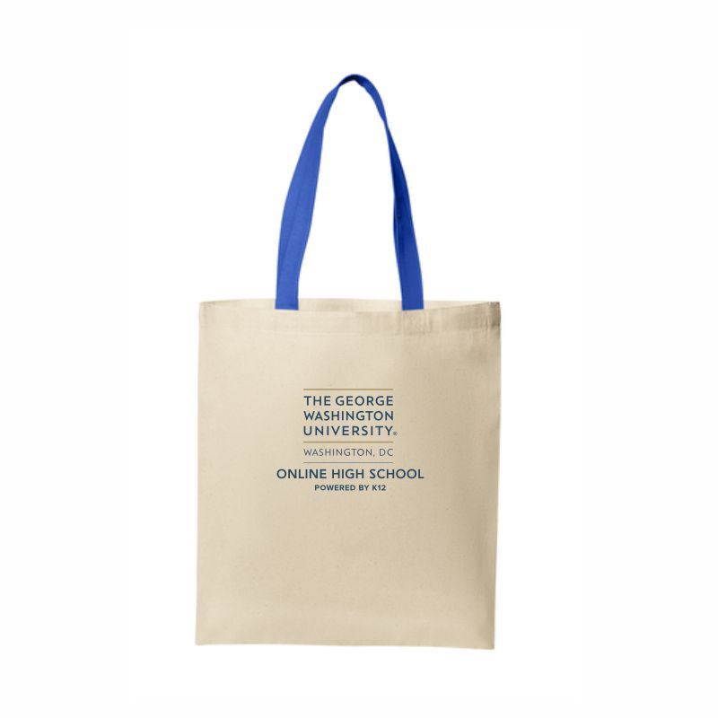 GWUOHS LOGO CORE COTTON TOTE