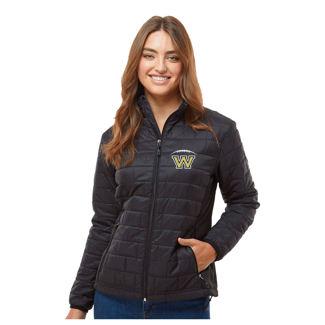 WESTVIEW FOOTBALL LOGO ELEMENT PUFFER JACKET