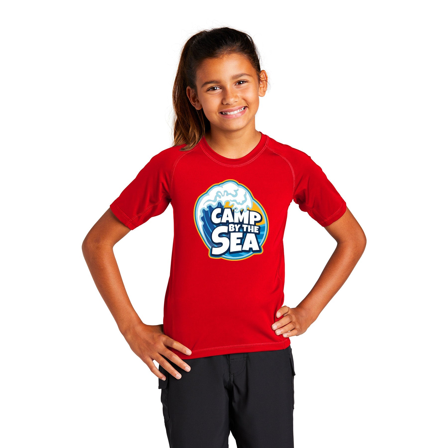 Camp By The Sea Rashguard Tee