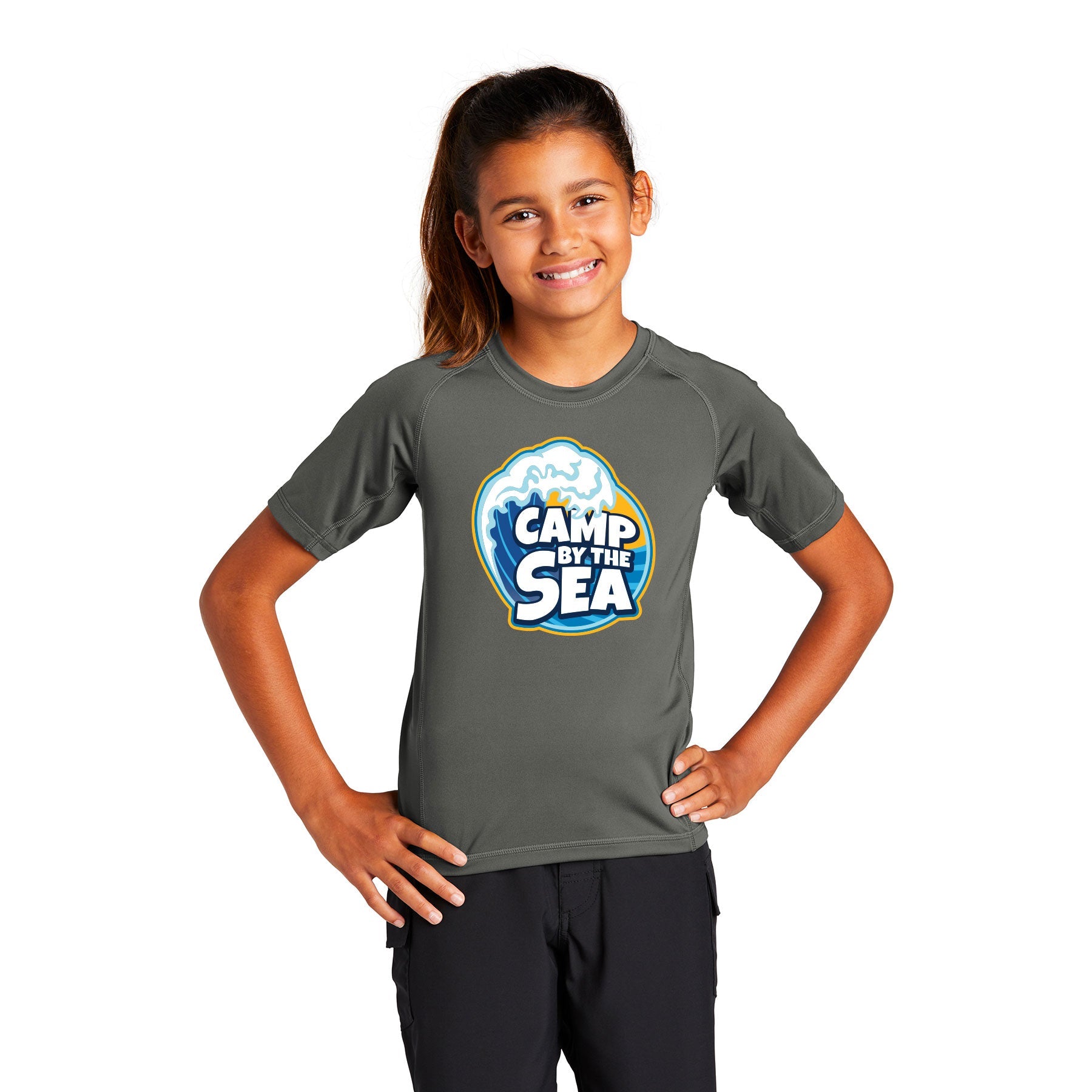 Camp By The Sea Rashguard Tee