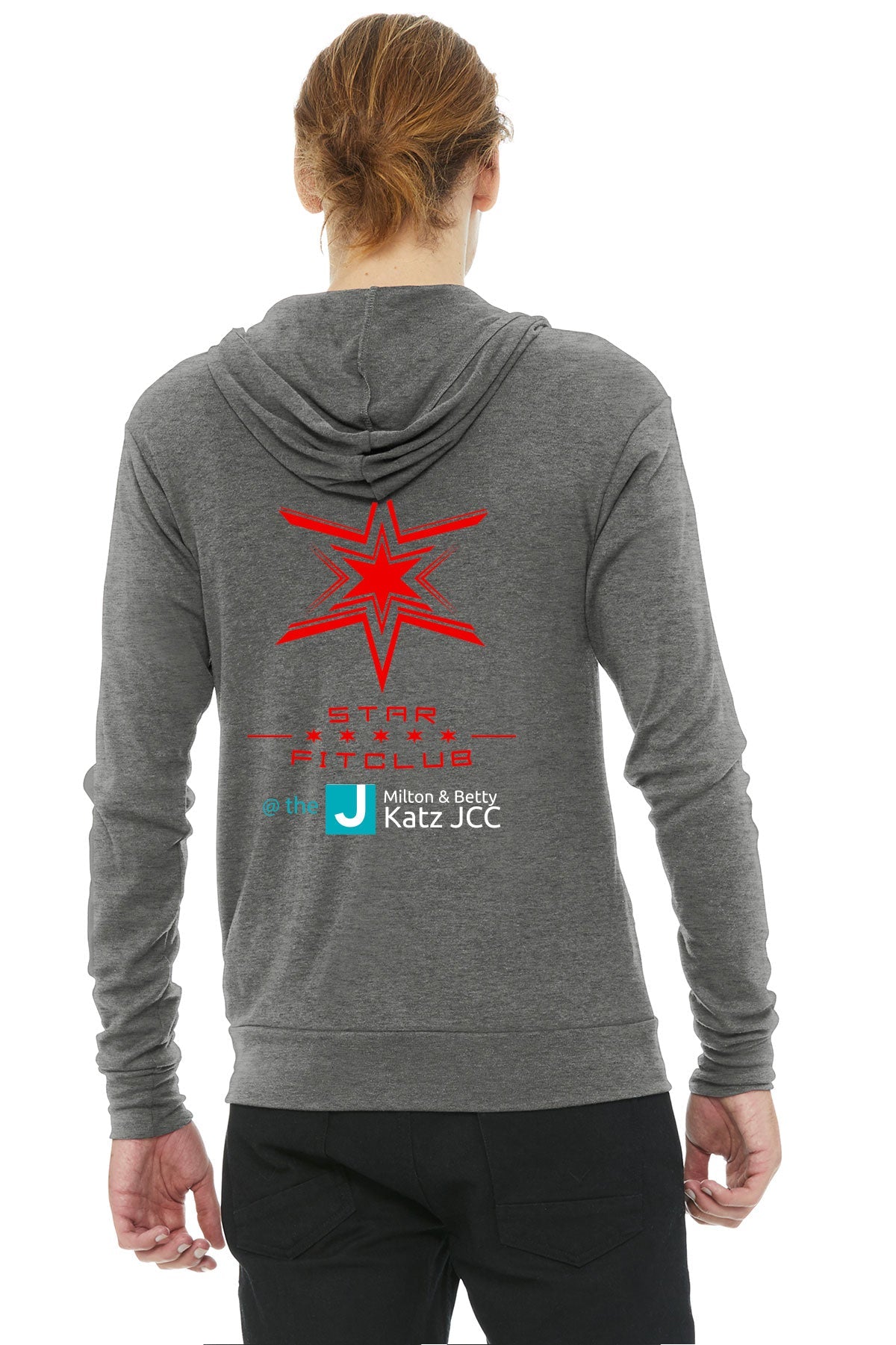 JCC UNISEX FULL ZIP SWEATSHIRT - FRONT BACK
