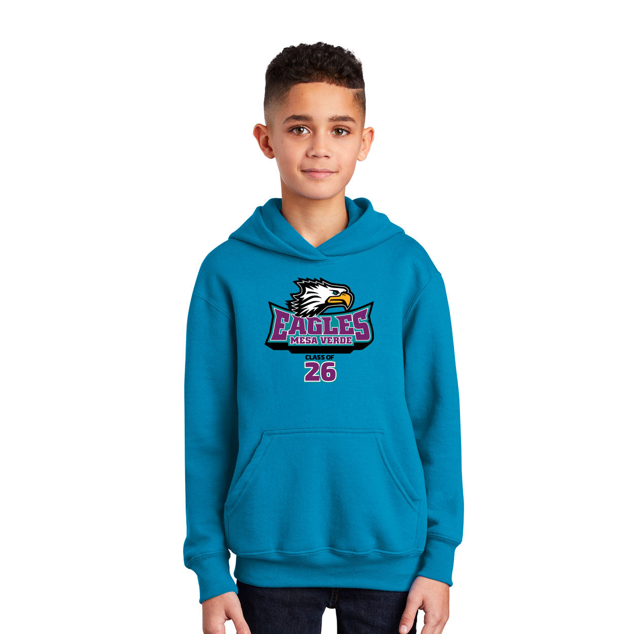 MESA VERDE CLASS OF 26 YOUTH CORE FLEECE PULLOVER HOODED SWEATSHIRT