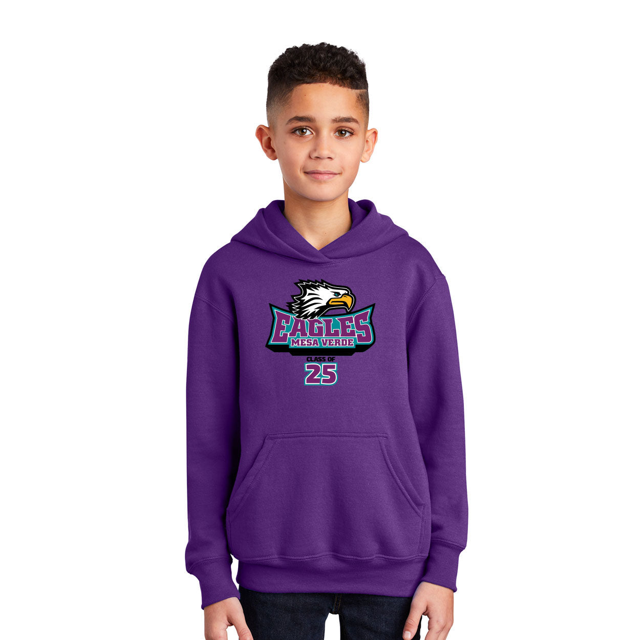 MESA VERDE CLASS OF 25 YOUTH CORE FLEECE PULLOVER HOODED SWEATSHIRT