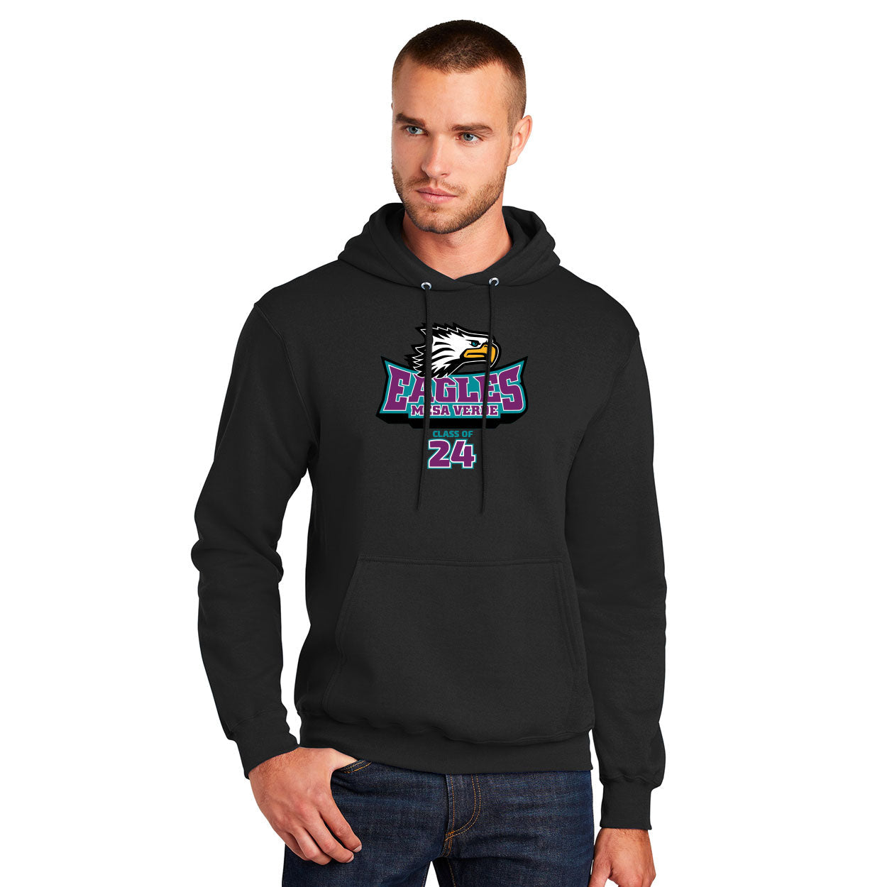 MESA VERDE CLASS OF 24 CORE FLEECE PULLOVER HOODED SWEATSHIRT
