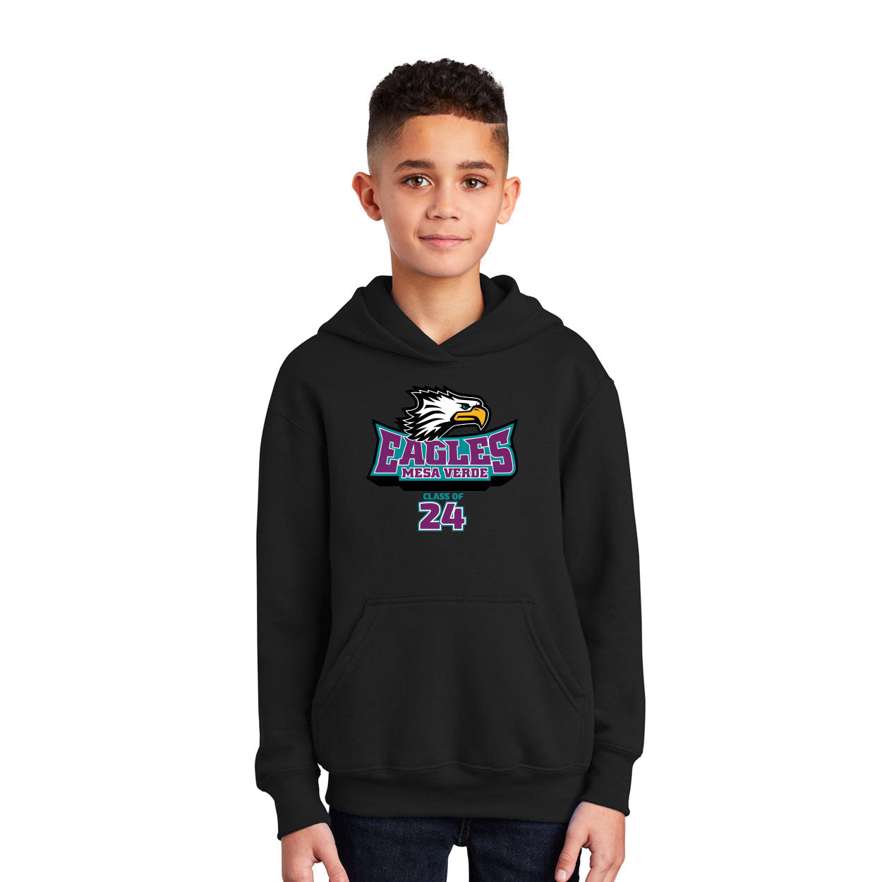 MESA VERDE CLASS OF 24 YOUTH CORE FLEECE PULLOVER HOODED SWEATSHIRT
