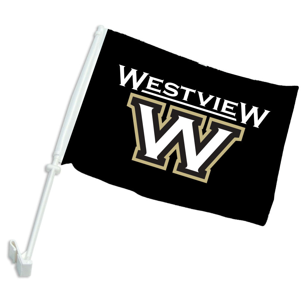 WESTVIEWE W CAR FLAG
