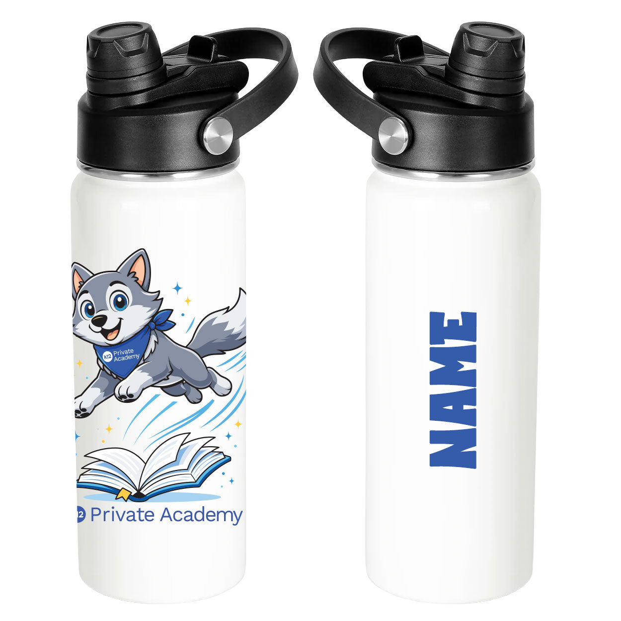 K12 PRIVATE ACADEMY LOGO 18OZ HYDRO WATER BOTTLE
