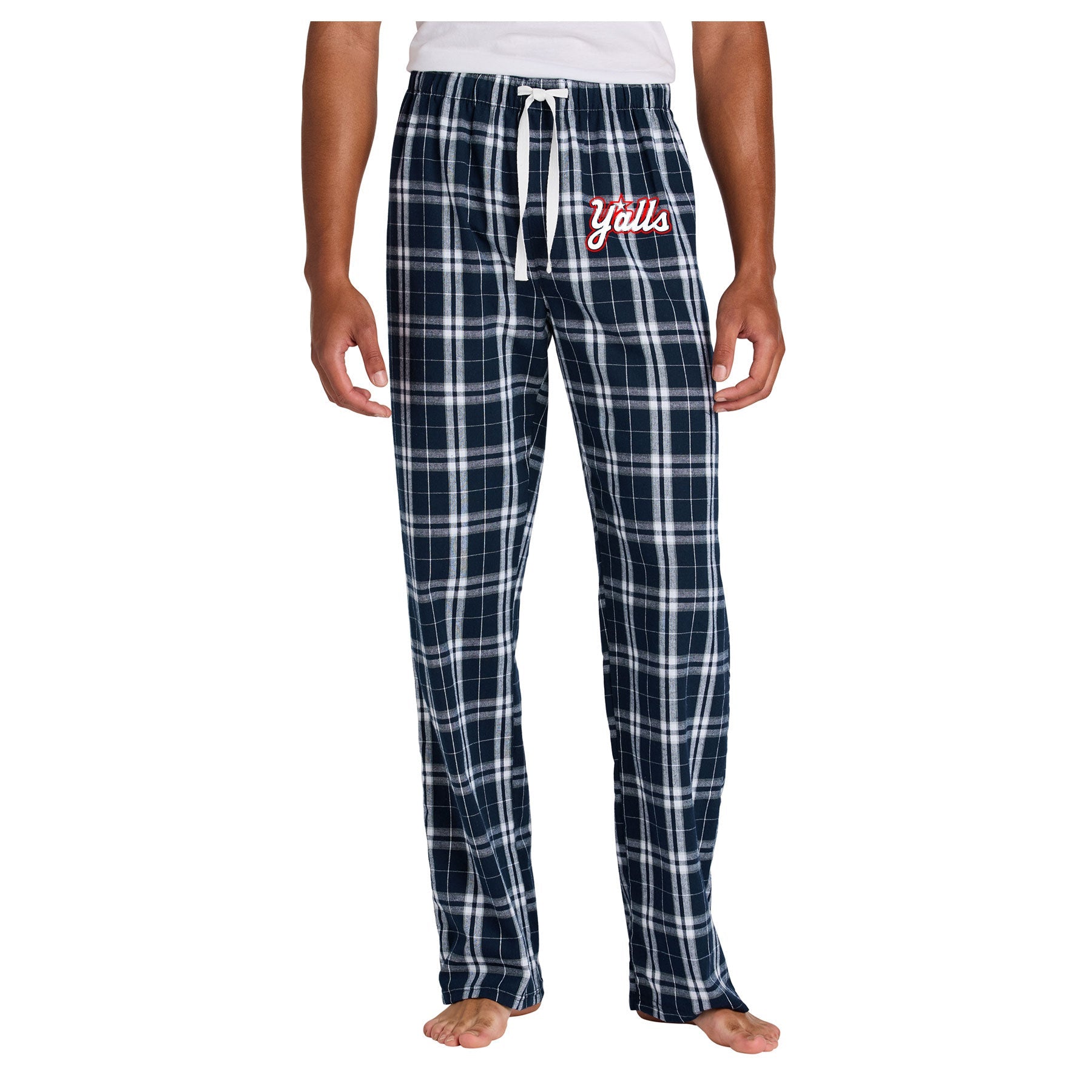 Y'ALLS LOGO FLANNEL PLAID PANT