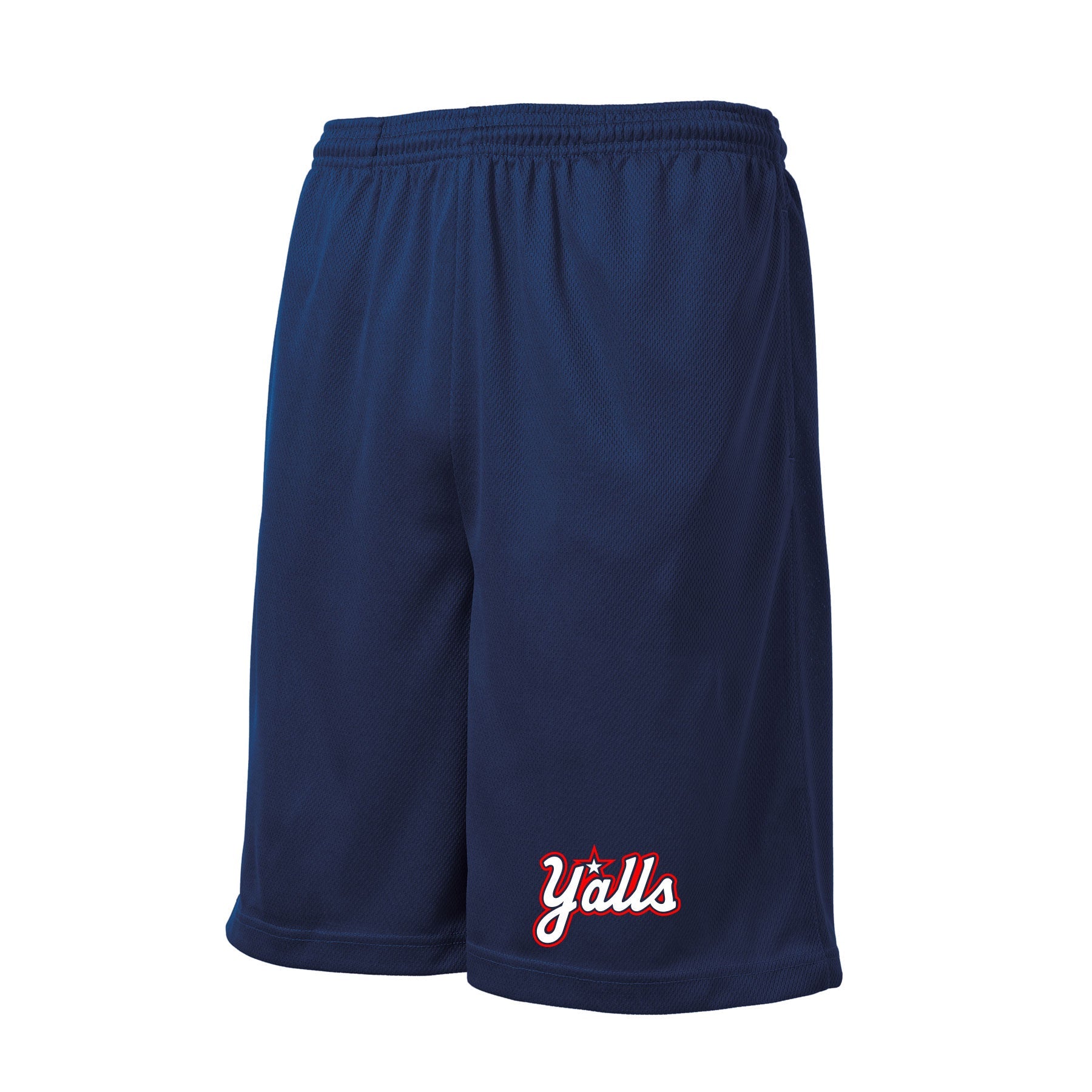 Y'ALLS LOGO TOUGH MESH POCKET SHORT