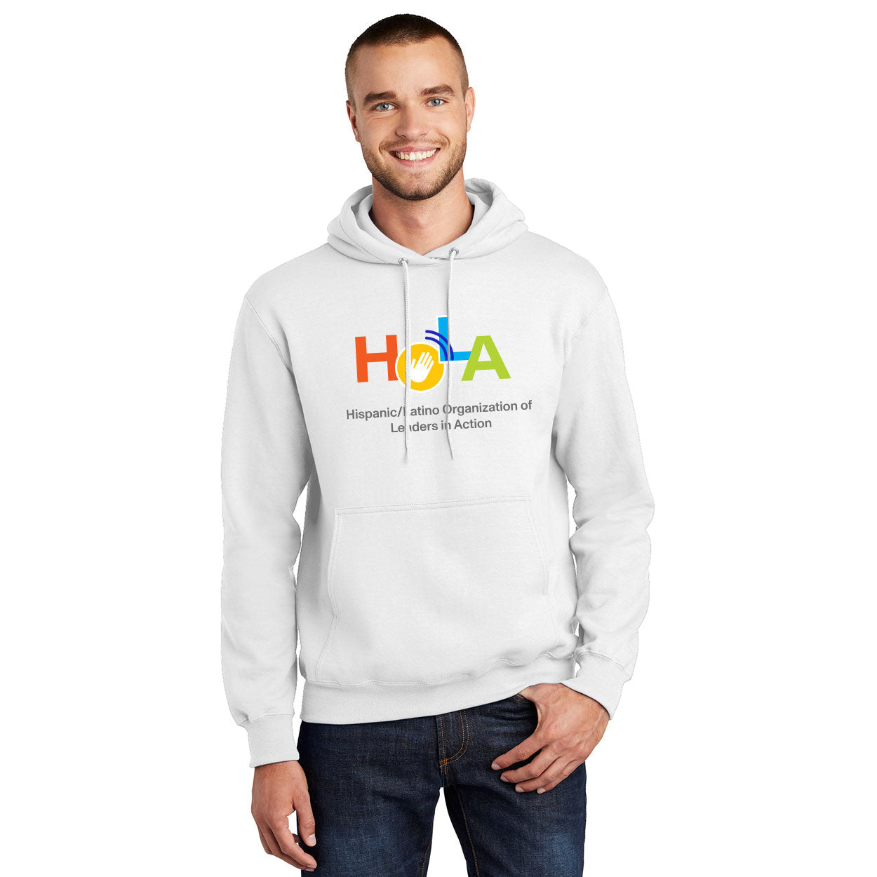 HOLA LOGO MIDWEIGHT HOODED SWEATSHIRT