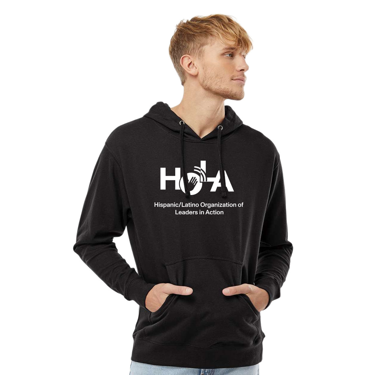HOLA LOGO MIDWEIGHT HOODED SWEATSHIRT